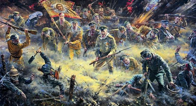Атака мертвецов 1915 г акт невероятной отваги русского духа